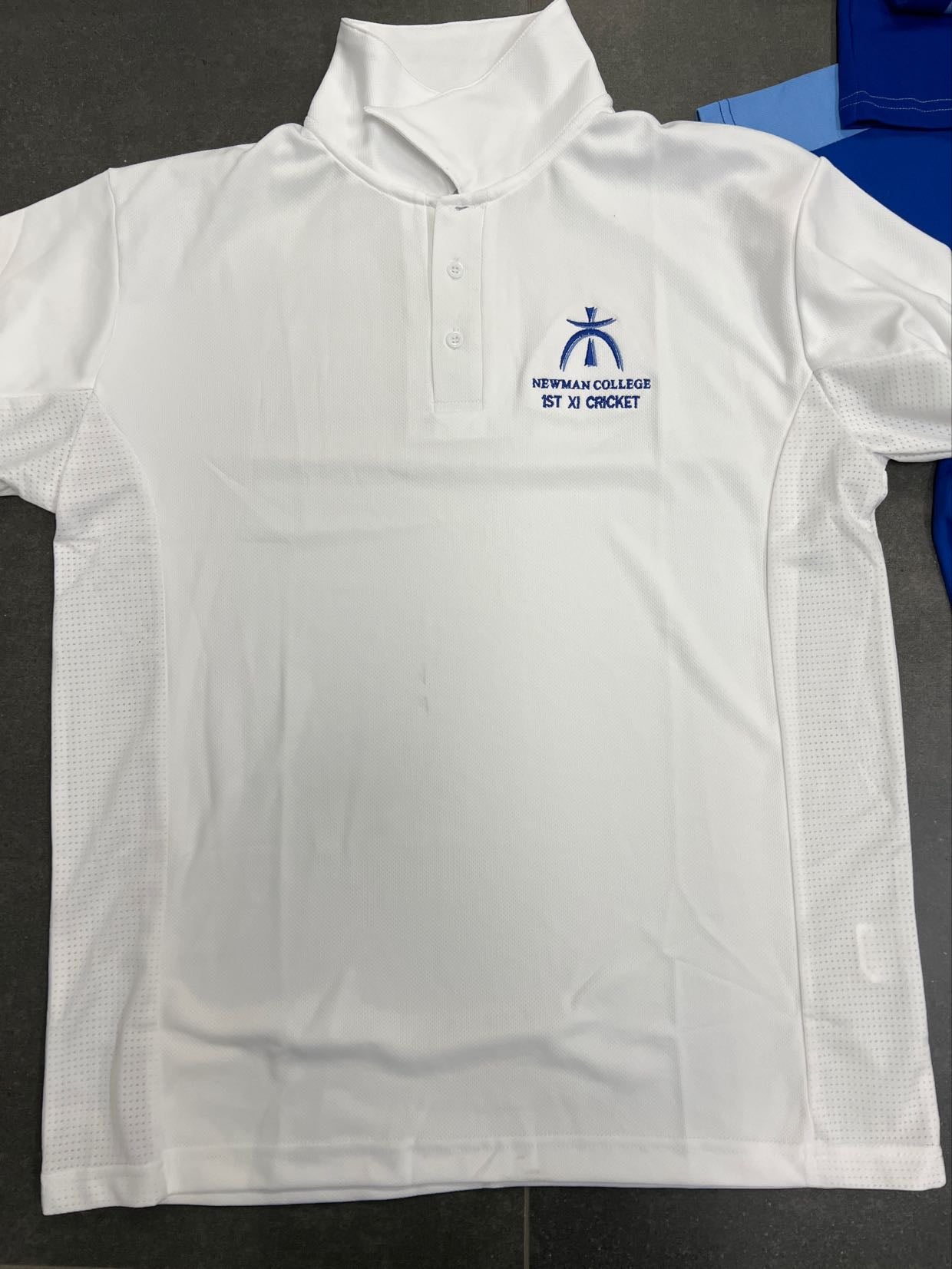 NEWMAN C - CRICKET - CP1211 - WHITE S/SL POLO