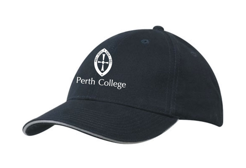 PERTH COLLEGE - SUPPORTER CAP-HEA-4210-NAVY/WHIT