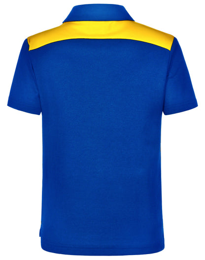 SHOOTER NETBALL CLUB- PS31 - KIDS POLO - ROYAL/GOLD