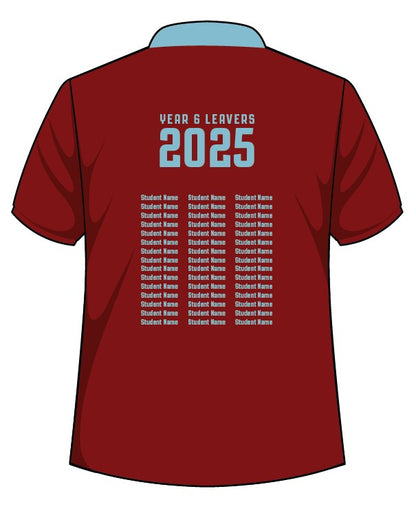 PS - YR 6/12 - SUBLIMATION LEAVERS POLO - D1