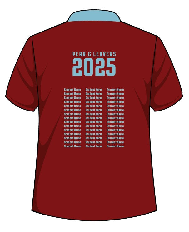PS - YR 6/12 - SUBLIMATION LEAVERS POLO - D1