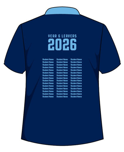 PS - YR 6/12 - SUBLIMATION LEAVERS POLO - D1