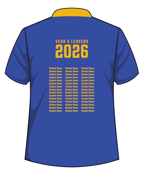 PS - YR 6/12 - SUBLIMATION LEAVERS POLO - D1