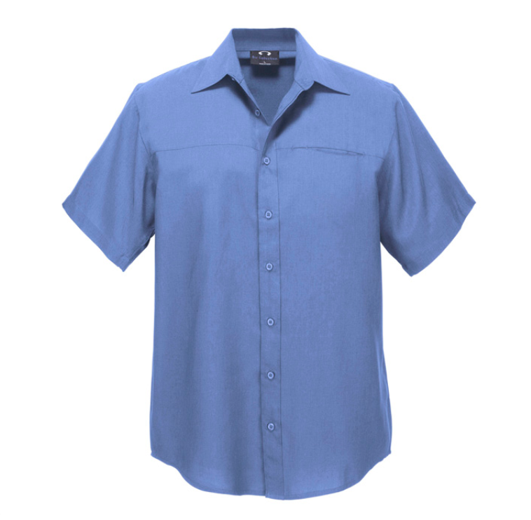 ROY P&G - SH3603 - OASIS S/SL SHIRT - MID BLUE