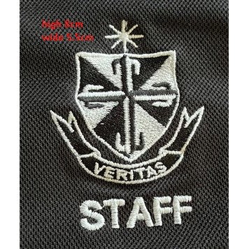 Santa Clara PS - Staff Polo - PS53/54 - Black/White