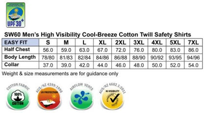 SW60 LONG SLEEVE SAFETY SHIRT