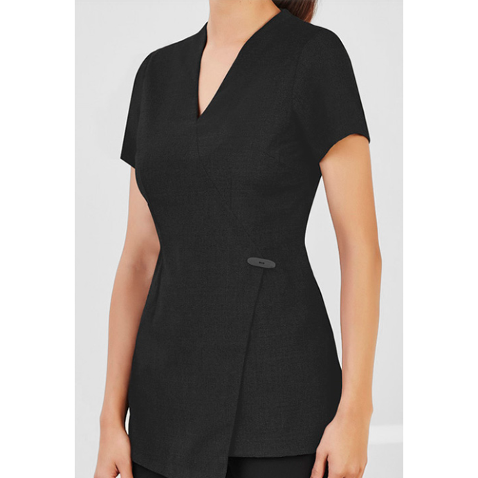 H630L - Womens Spa Tunic - Black