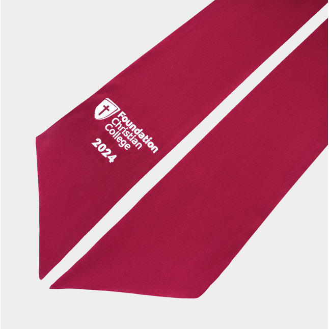 SASH - DESIGN 10 - 1 EMBROIDERY LOGO