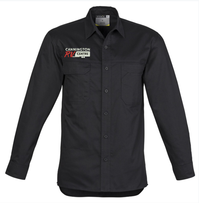NEW AGE C - ZW121 - LONG SLEEVE SHIRT - BLACK