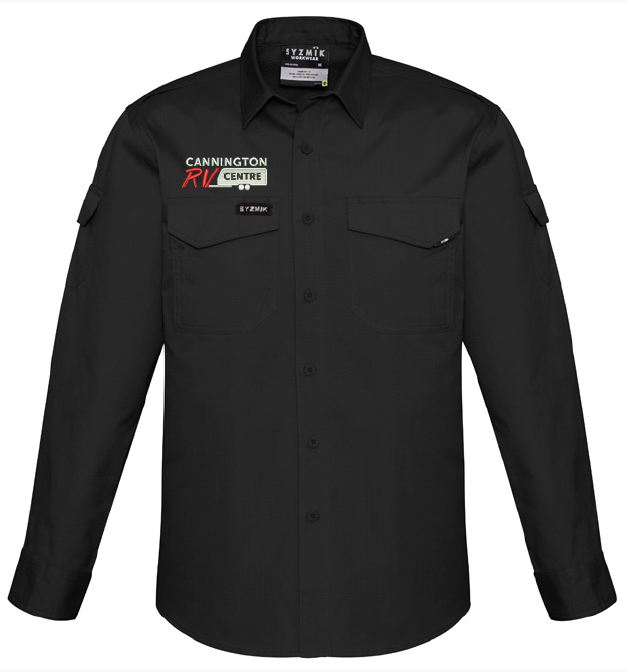 NEW AGE C - ZW400 - LONG SLEEVE SHIRT - BLACK