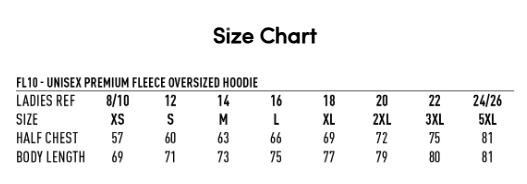 WESTWEAR PREMIUM OVERSIZED FL10 HOODIE