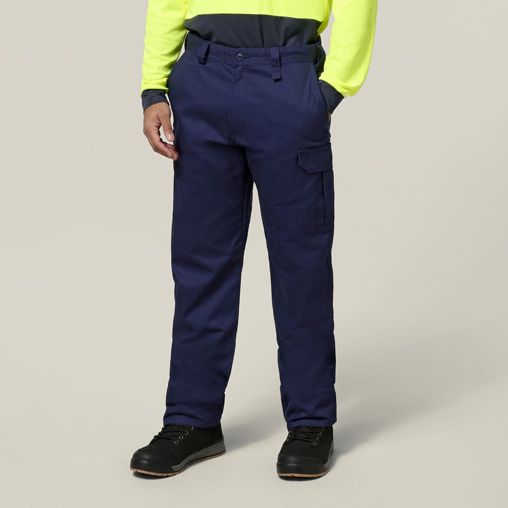 FENCEMAKERS - Y02570 - MENS COTTON DRILL PANTS  - NAVY