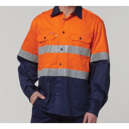 Shirt L/S 2 Tone Taped Vented - Y07940