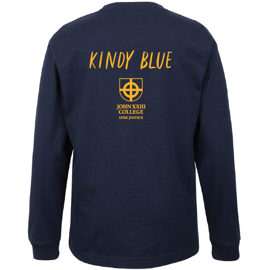 JOHN XXIII - ADMIN - KINDY LONG SLEEVE TEE - BLUE