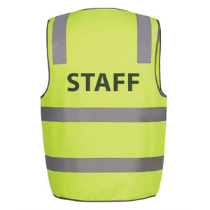 6DNS HI VIS D&N SAFETY VEST WITH PRINT