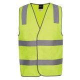 6DNS HI VIS D&N SAFETY VEST WITH PRINT