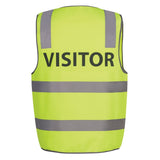 6DNS HI VIS D&N SAFETY VEST WITH PRINT