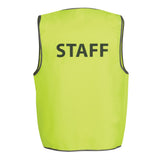 6HVS HI VIS SAFETY VEST WITH PRINT