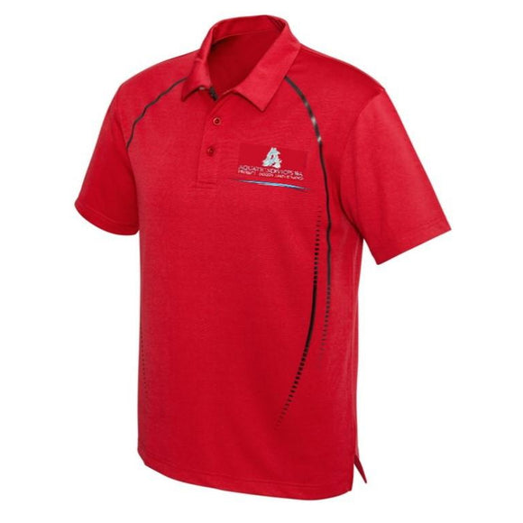 AQUATIC SERVICES P604MS CYBER POLO - RED