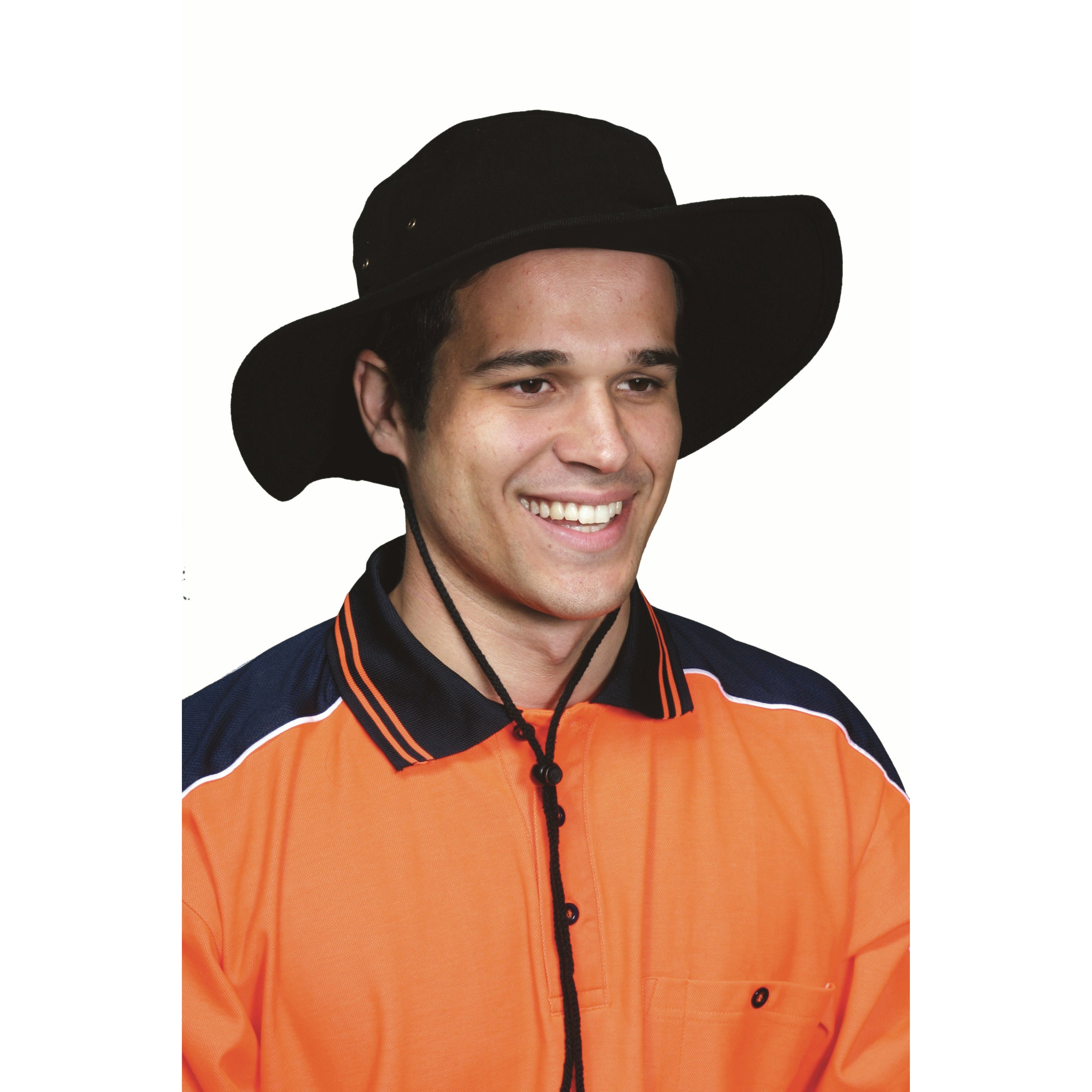 PINNACLE  - (MALAGA) - 4247 - BRUSHED HEAVY COTTON HAT - BLACK