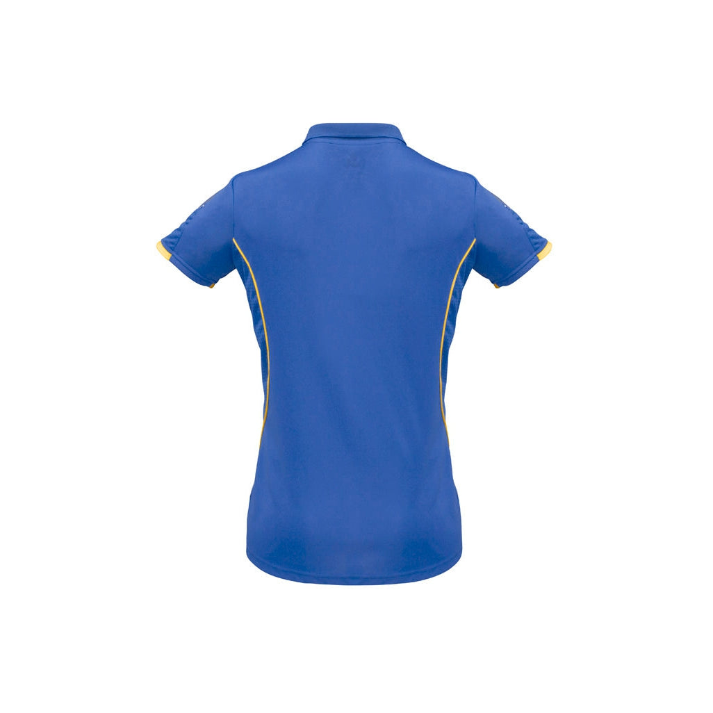 COOLBINIA PS - STAFF - P405LS - LADIES RAZOR POLO - ROYAL/GOLD