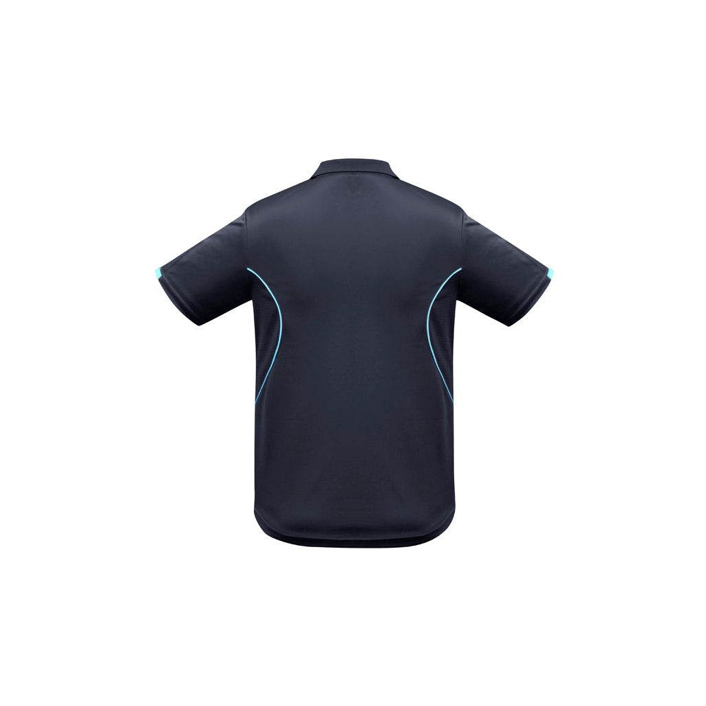 COOLBINIA PS - STAFF - P405MS - MENS RAZOR POLO - NAVY/SKY