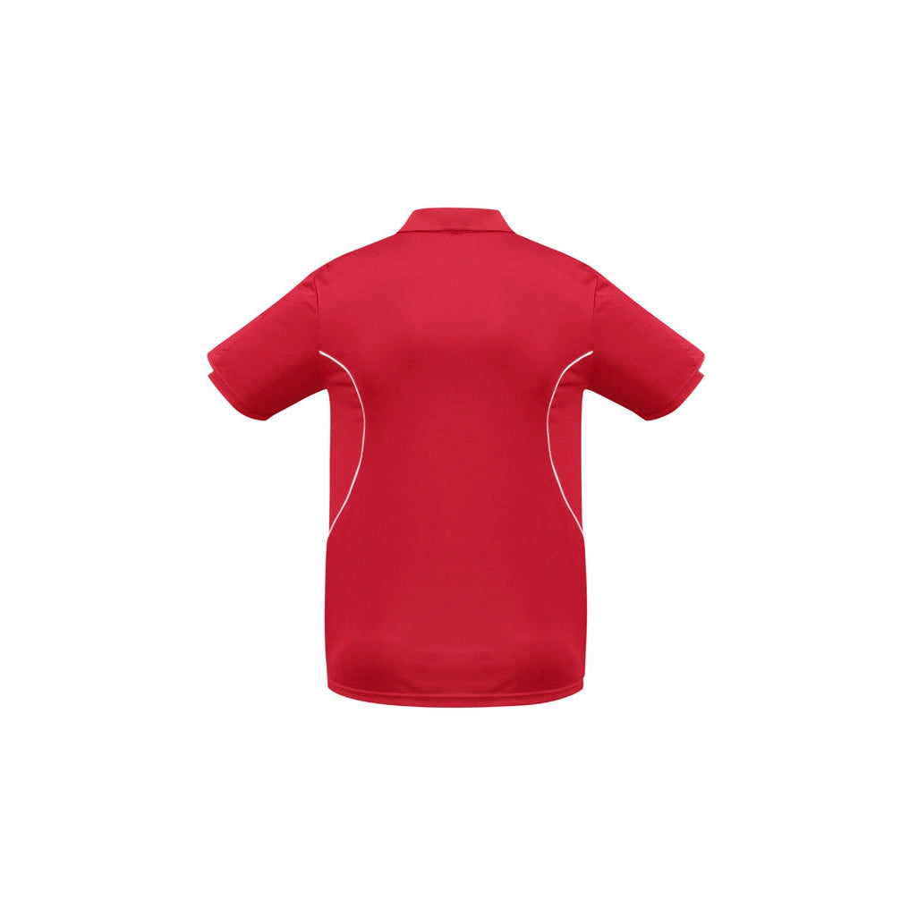 COOLBINIA PS - STAFF - P405MS - MENS RAZOR POLO - RED/WHITE