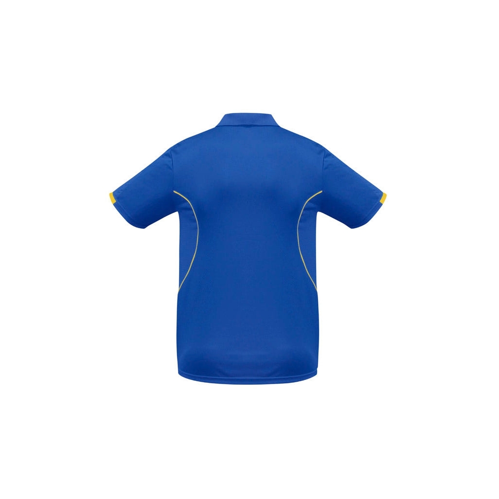 COOLBINIA PS - STAFF - P405MS - MENS RAZOR POLO - ROYAL/GOLD