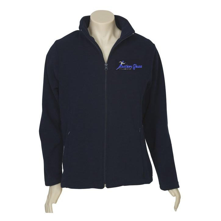 ACTION GLASS - PF631 - LADIES' MICRO FLEECE JACKET - NAVY