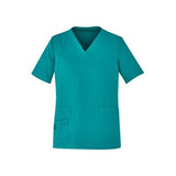 CST941LS WOMENS V NECK SCRUB TOP