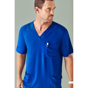 CST945MS MENS V NECK SCRUB TOP