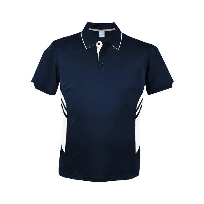 ROTTNEST FAST FERRIES - W1311 - MENS TASMAN POLO - NAVY/WHITE