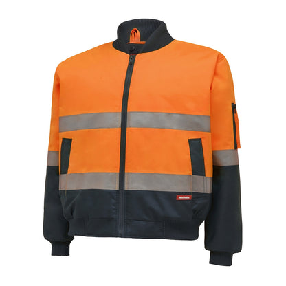 2 TONE BOMBER JKT WITH HOOP TAPE - Y06675