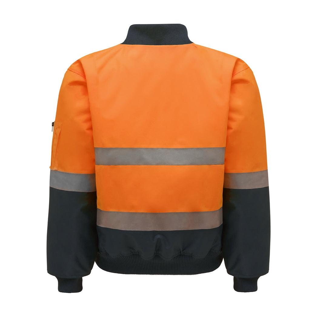2 TONE BOMBER JKT WITH HOOP TAPE - Y06675
