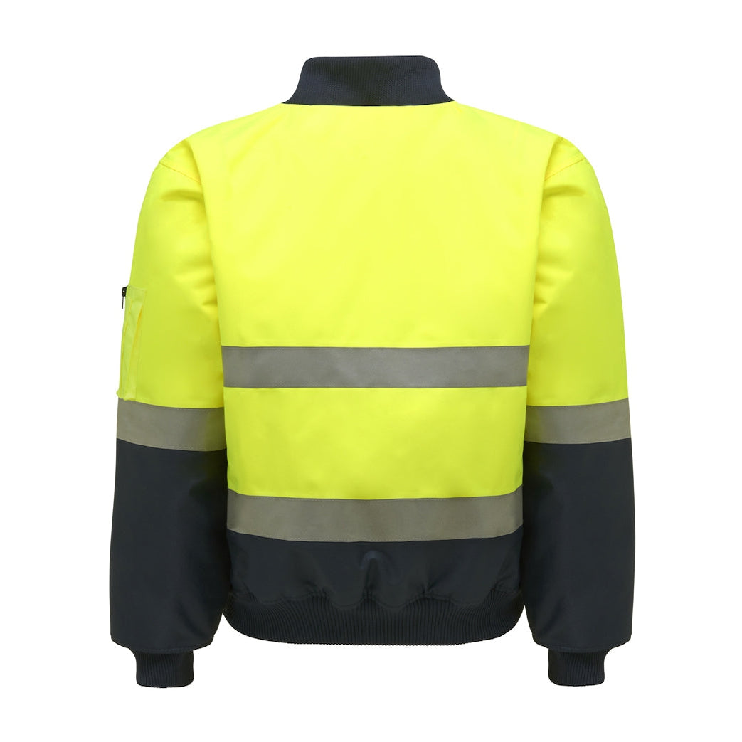 2 TONE BOMBER JKT WITH HOOP TAPE - Y06675