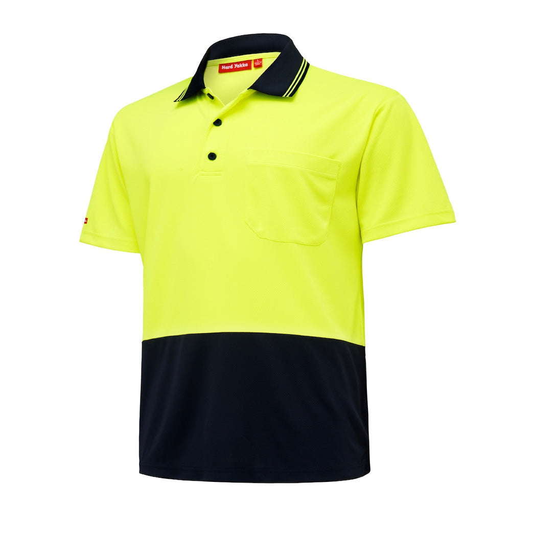 2 TONE S/SL MICRO MESH POLO - Y19605