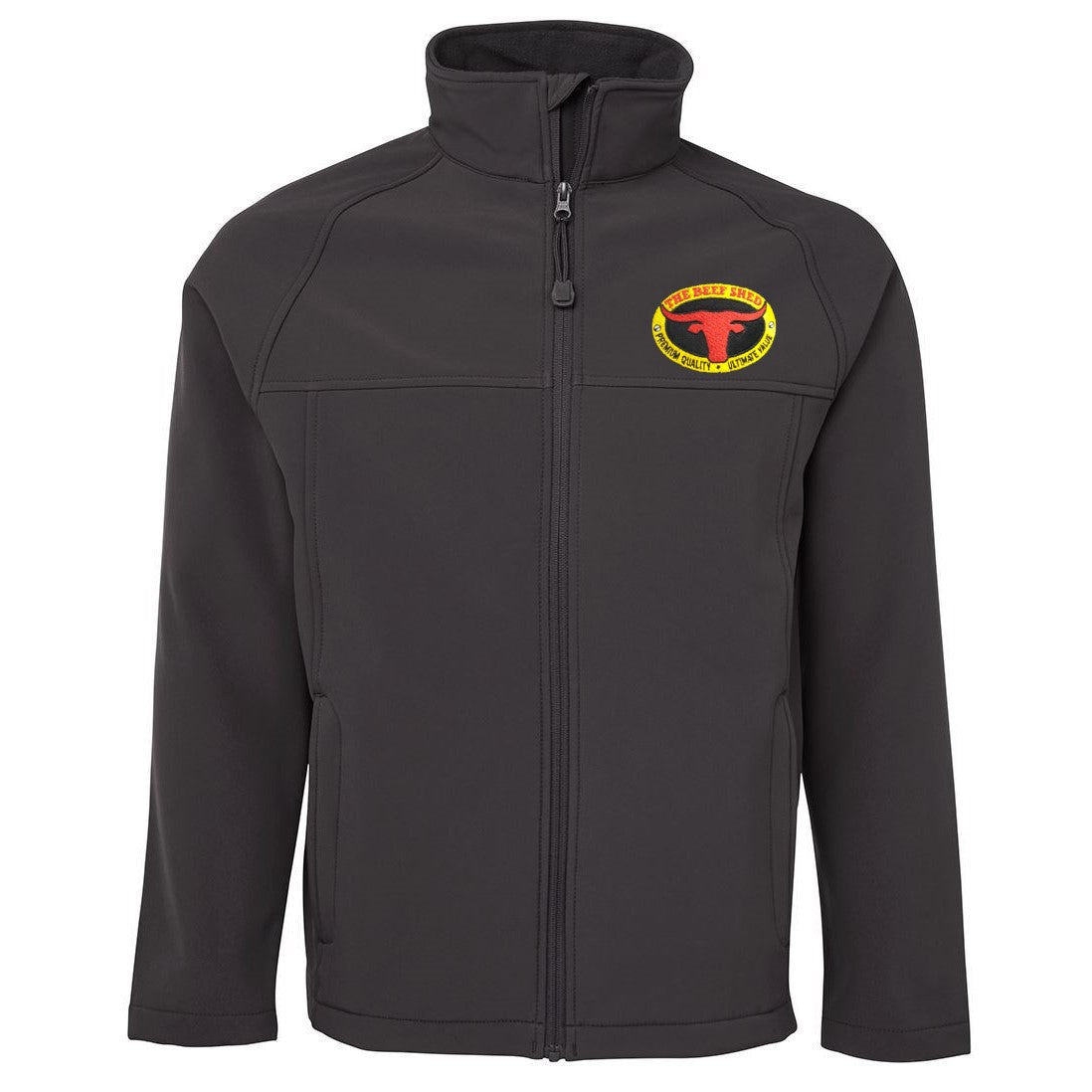 BEEF SHED | 3LJ - MENS SOFT SHELL JACKET - BLACK